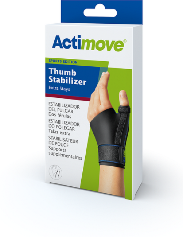 Actimove Sports Thumb Stabilizer with Extra Stays