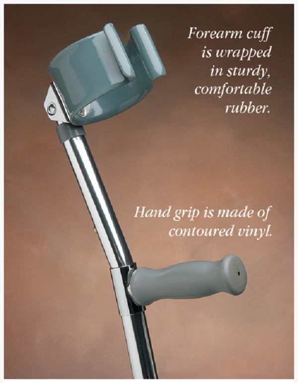 Norco Forearm Crutches with Ergonomic Grips