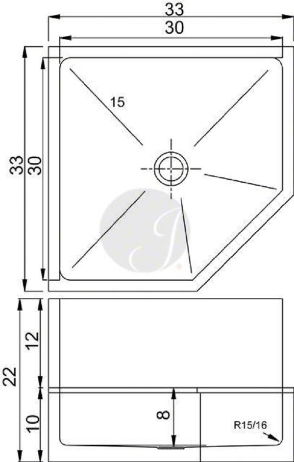 Stainless Steel Floor Mount Mop Sink FREE Shipping