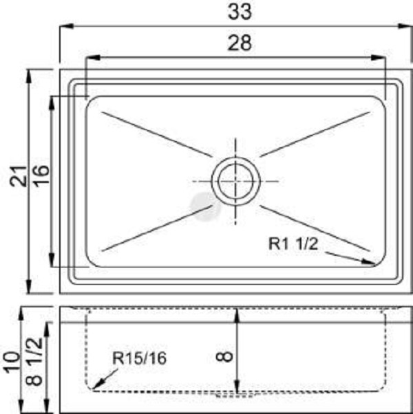 Stainless Steel Floor Mount Mop Sink FREE Shipping