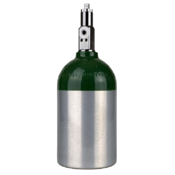 Pallets of Aluminum Medical Oxygen Cylinders by Responsive Respiratory