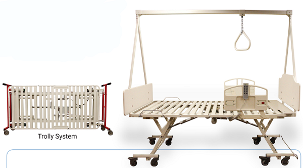 NOAH Hospital Bariatric Bed - 1000 lbs Weight Limit ...