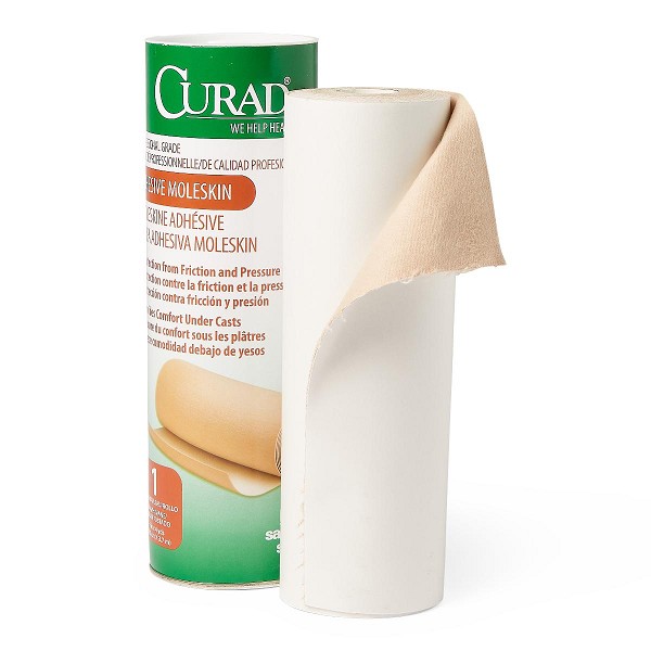 Curad Adhesive Moleskin Roll by Medline FREE Shipping
