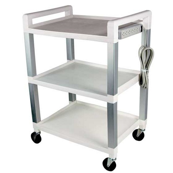 Poly 3 Shelf Easy Roll Cart On Sale Free Shipping