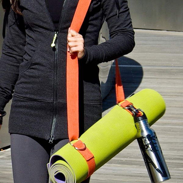 Natural Fitness Hemp Yoga Mat Carrying Sling Straps, 6 Count