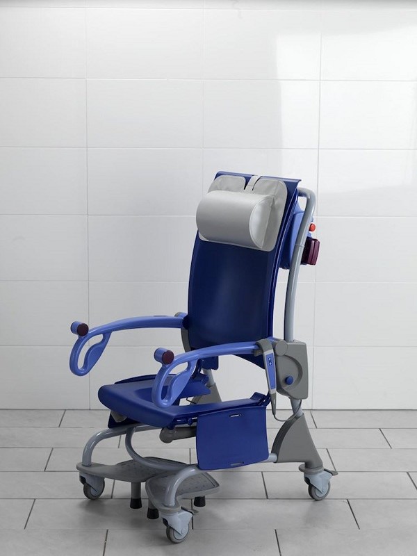Carino HeightAdjustable Shower and Hygiene Commode Chair by
