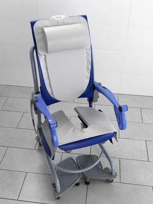 Carino HeightAdjustable Shower and Hygiene Commode Chair by