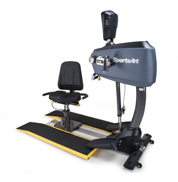 SportsArt Upper Body Ergometer with Optional Wheelchair Ramp