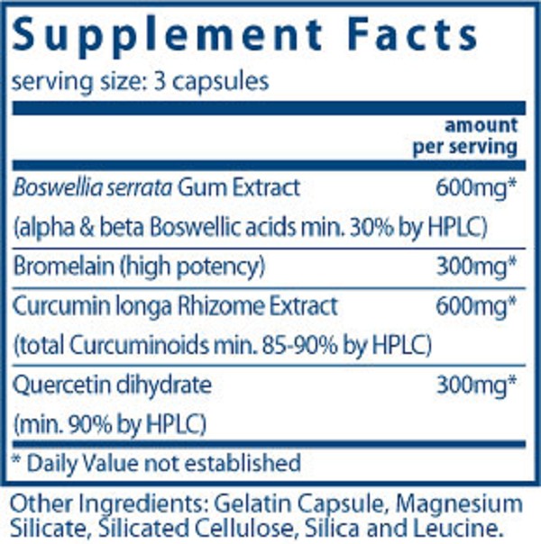 Bromelain, Curcumin & Quercetin BCQ Nutrient Capsule