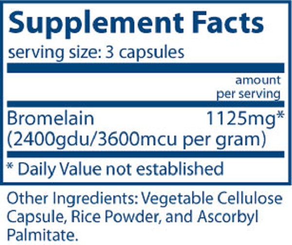 Bromelain Dietary Supplement for Digestive Health