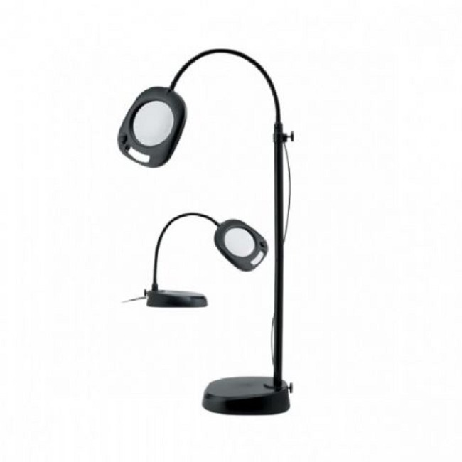 Daylight 5 Led Mag Light Floor Table Magnifying Lamp With