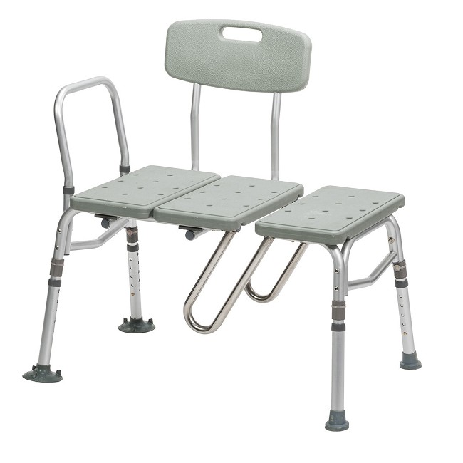 Splash Defense Transfer Bench with Curtain Guard Protection