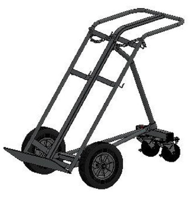 HTD4 Large Oxygen Cylinder Cart FREE Shipping
