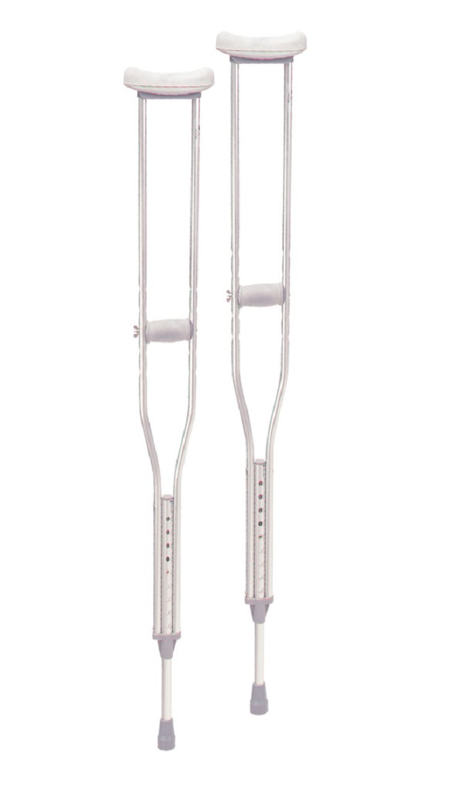Drive Medical Padded Aluminum Walking Crutches Pair