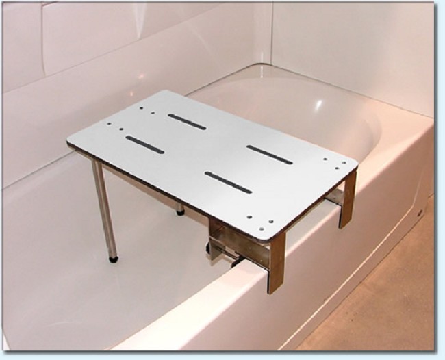 ADA Compliant Portable Clamp-On Tub Seat