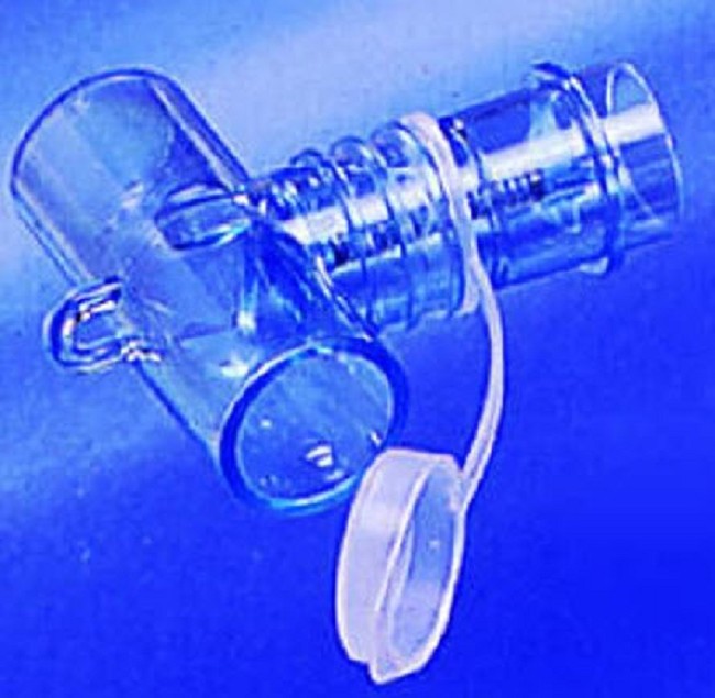 Airlife Valved T Adapter with Cap, Case of 30