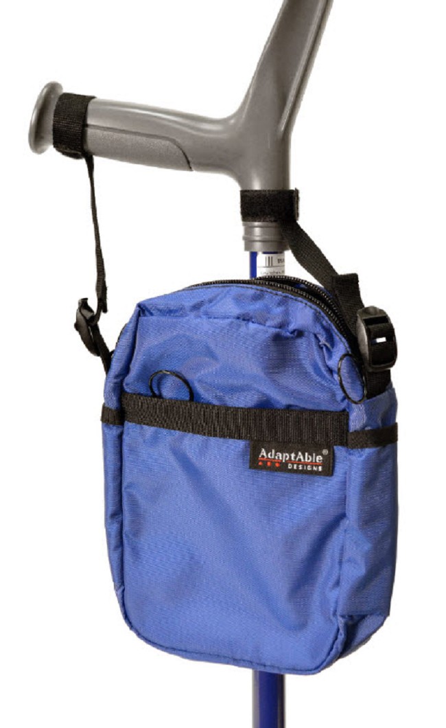 Weather Resistant Nylon Forearm Crutch Bag