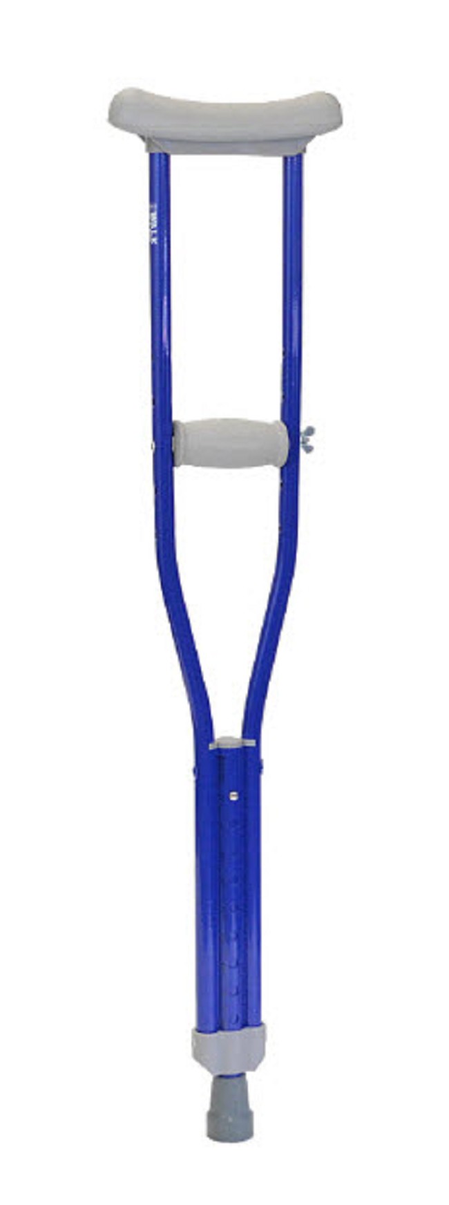 Youth Blue Underarm Crutches, Pair