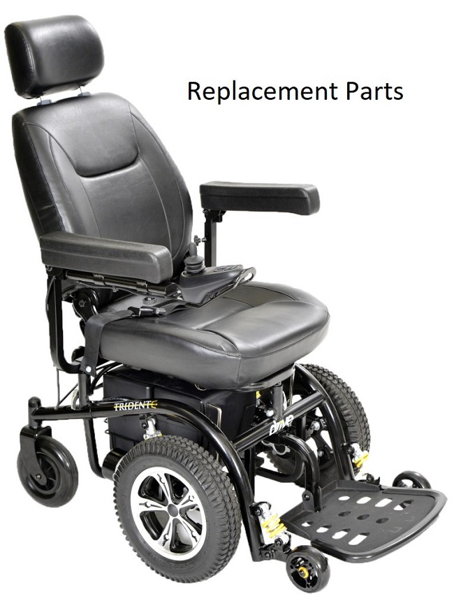 Replacement Parts for Trident FrontWheel Drive Power Wheelchairs