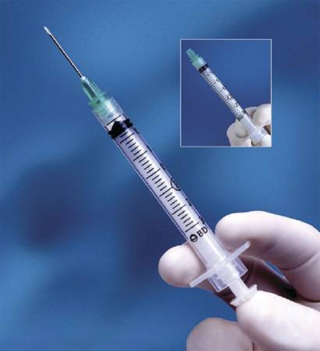 Syringe with Hypodermic Needle Integra™ 3 mL 25 Gauge 1 Inch Detachable