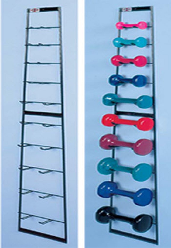 Hausmann Wall Mounted Dumbbell Weight Rack