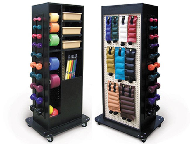 Hausmann Mobilized Compact Weight Rack