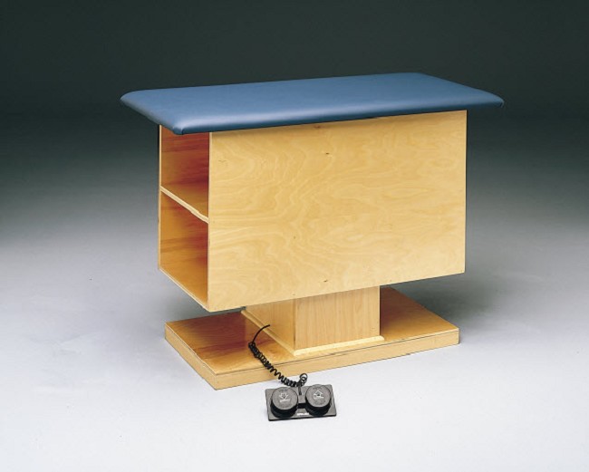 Bailey Electronic HiLow Taping Table with Shelving