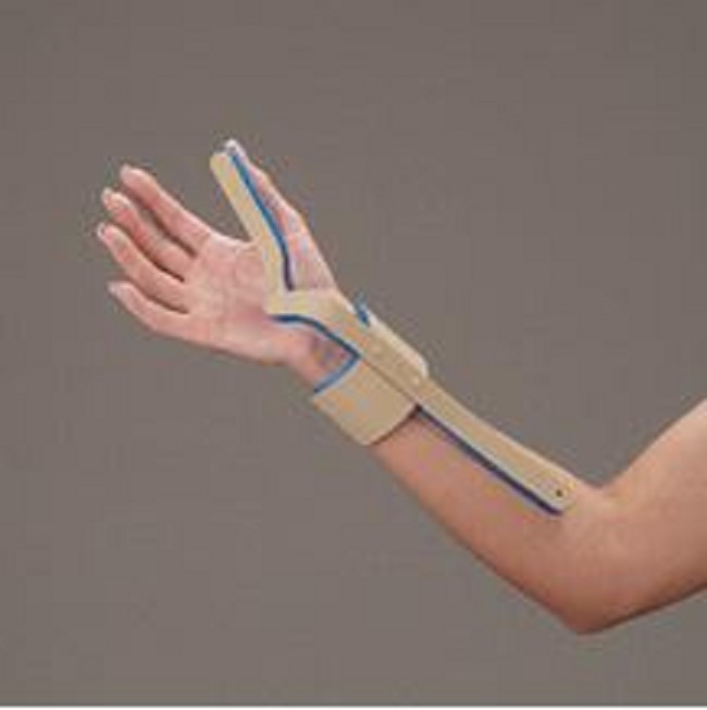 PreMolded Aluminum with Foam Lining Burnham Thumb Splint