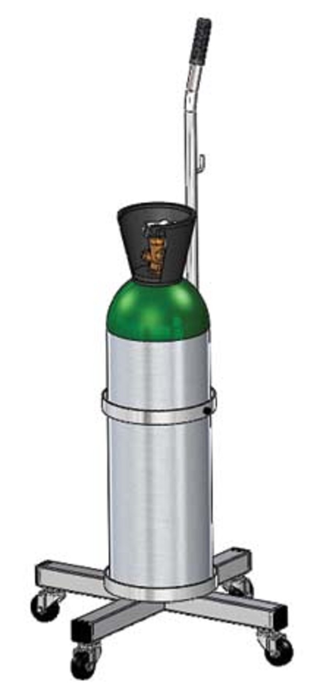 Medium Size Rollabout Oxygen Cylinder Cart