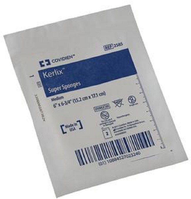 Kerlix Sterile Super Sponges for PreOp Prepping