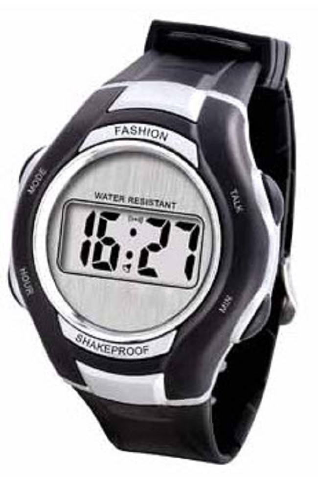 WaterResistant Talking Sport Watch FREE Shipping
