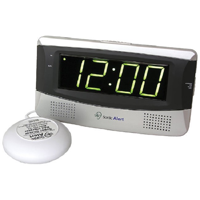 Sonic Alert Alarm Clock with Bed Shaker