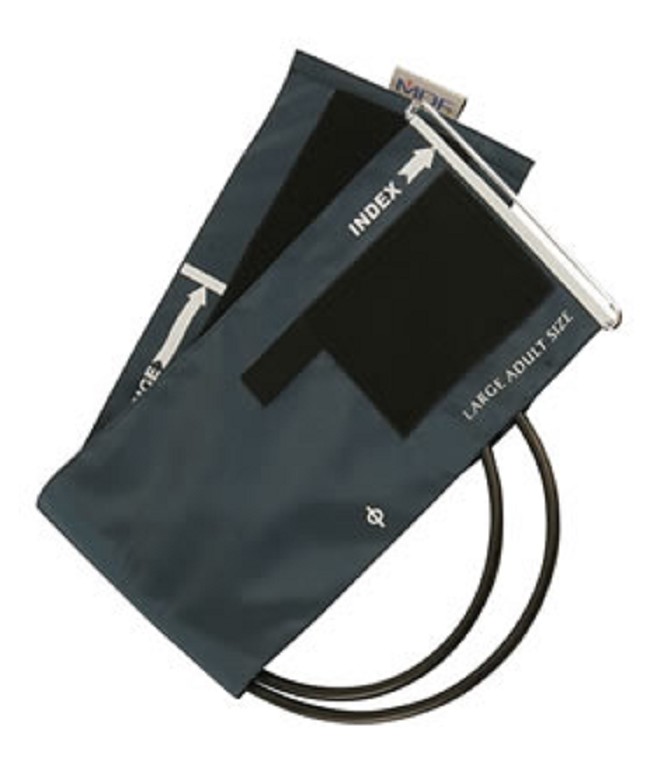 Large Adult DRing Single Tube MDF LatexFree Blood Pressure Cuff