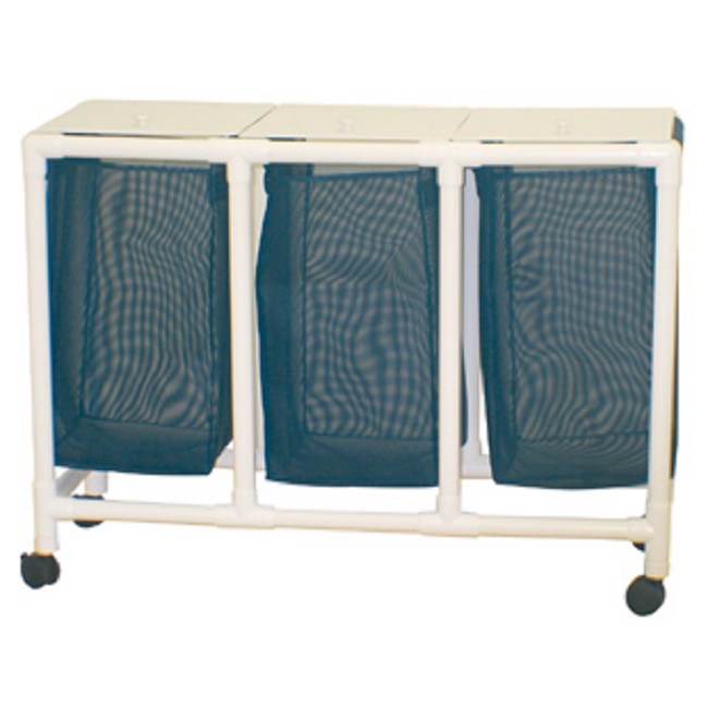 Economy Echo Triple Bag Laundry Hamper with Lids