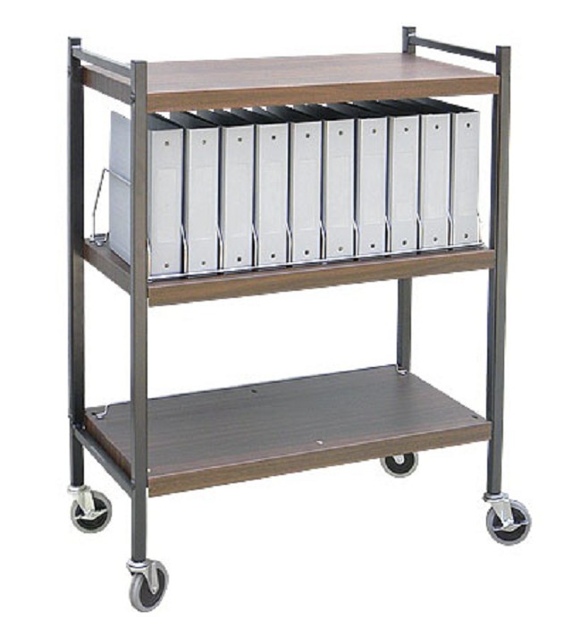 Wire File Organizer Rack for Binder Carts