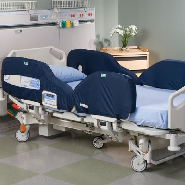 Posey Seizure Side Rail Pads for HillRom CareAssist Beds