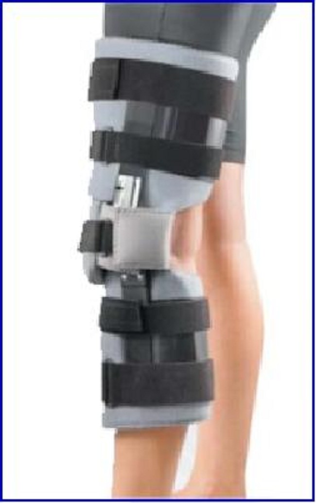 SemiRigid Ratchet POP Knee Orthosis with Drop Lock Brace