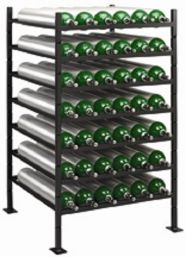 Oxygen Cylinder Horizontal Rack by Responsive Respiratory