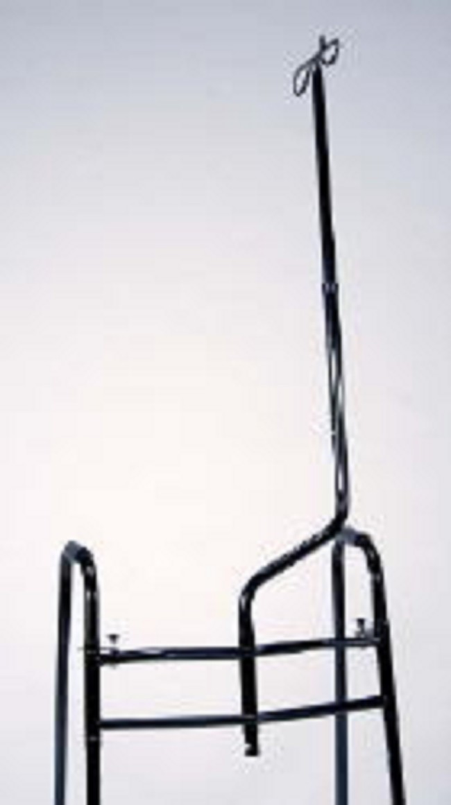 IV Pole for Walkers with HandiHolder Tube