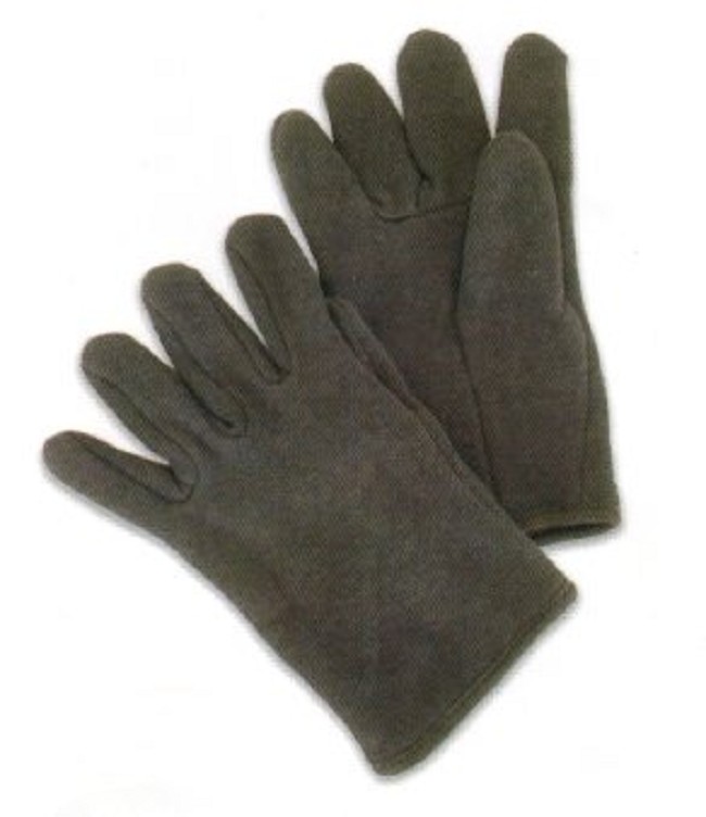 Lined Brown Jersey Gloves BUY NOW FREE Shipping