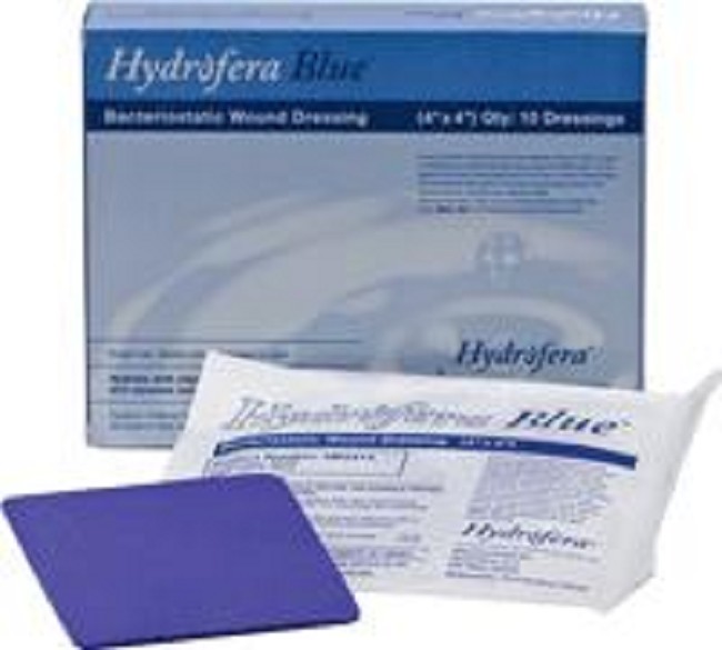 Hydrofera Blue Foam Dressing without Border, Box of 10