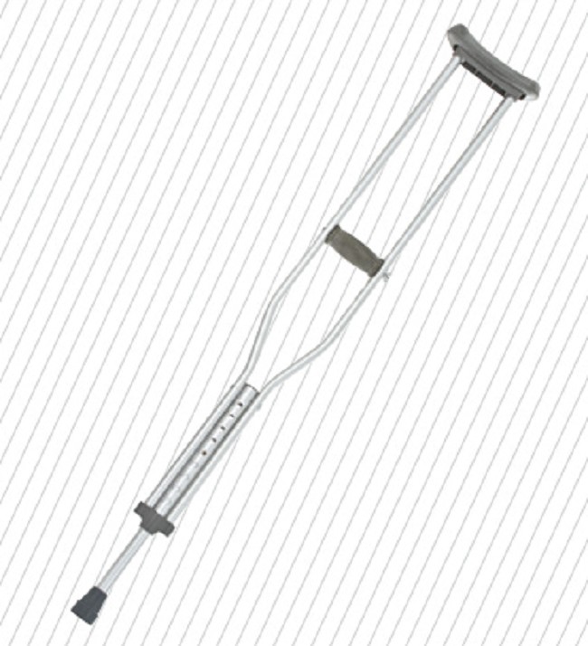 Aluminum PushButton Crutches, Pair FREE Shipping