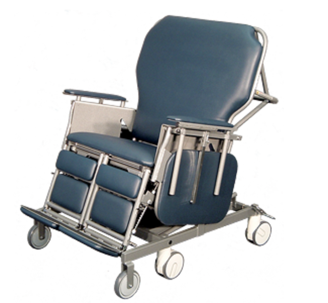 CareChair Bariatric Convertible Stretcher Transfer Recliner Chair
