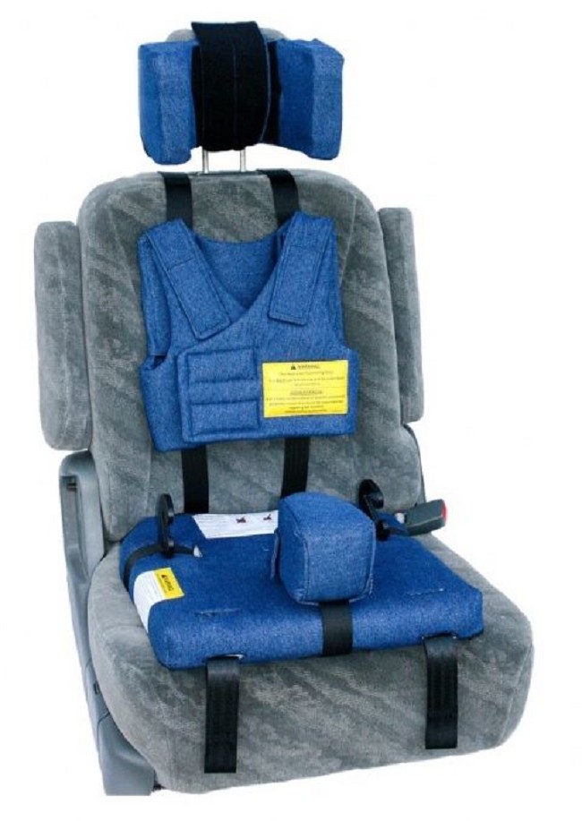 Churchill Pediatric Positioning Car Booster Seat with Vehicle Restraint