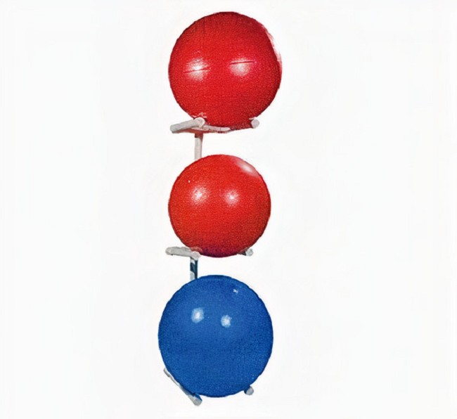 Exercise Ball Storage Rack Vertical