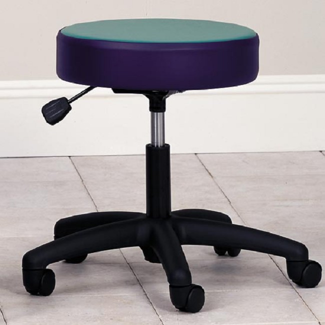 FiveLeg Pneumatic Stool with MultiColor Top