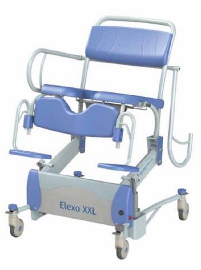 Elexo XXL ShowerToilet Chair with Electric HighLow Adjustment