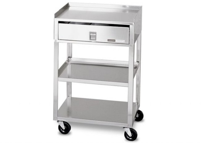 Stainless Steel Cart For Heating And Electrotherapy Units