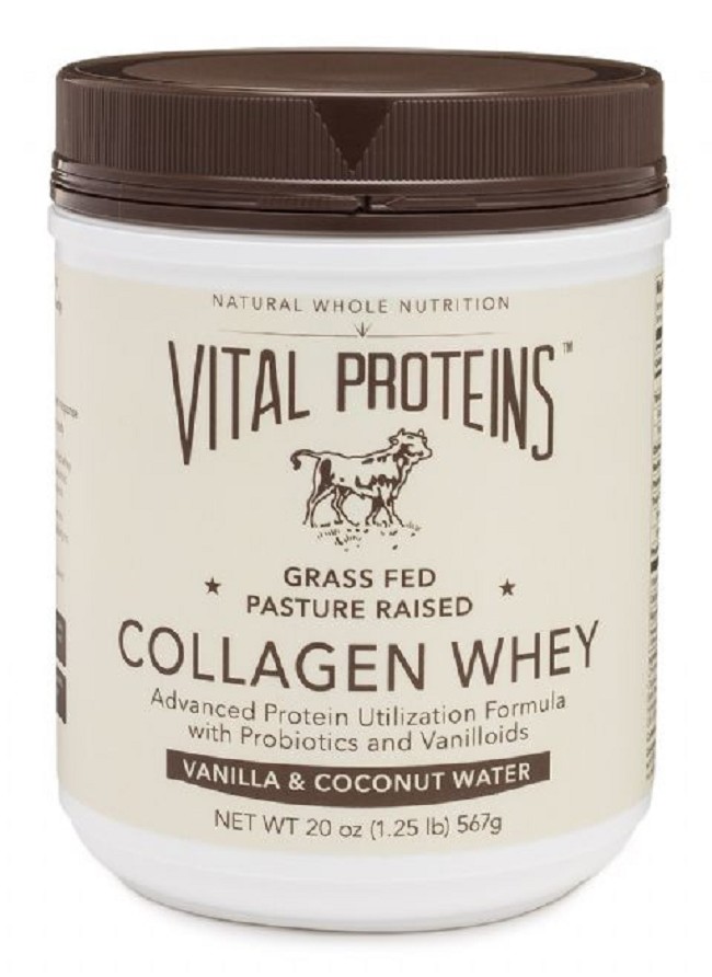 Vital Proteins Collagen Whey Supplement Powder with Probiotics