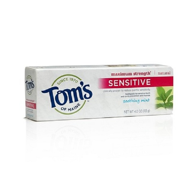 Tom's of Maine Maximum Strength Fluoride Sensitive Toothpaste